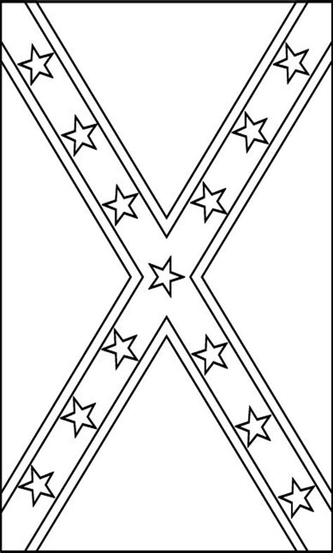 rebel flag coloring pages