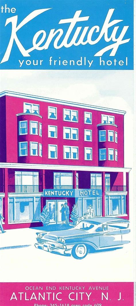 The Kentucky Hotel Atlantic City Hotel Brochure