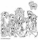 Pony Equestria Coloring Girls Little Pages Printable Kids sketch template