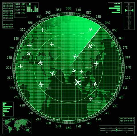 radar screen stock vector  makhnach