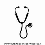 Stethoscope sketch template