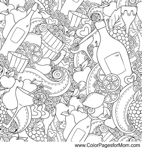 coloring pages  adults coffee coloring page