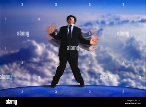 businessman falling  stock photo alamy