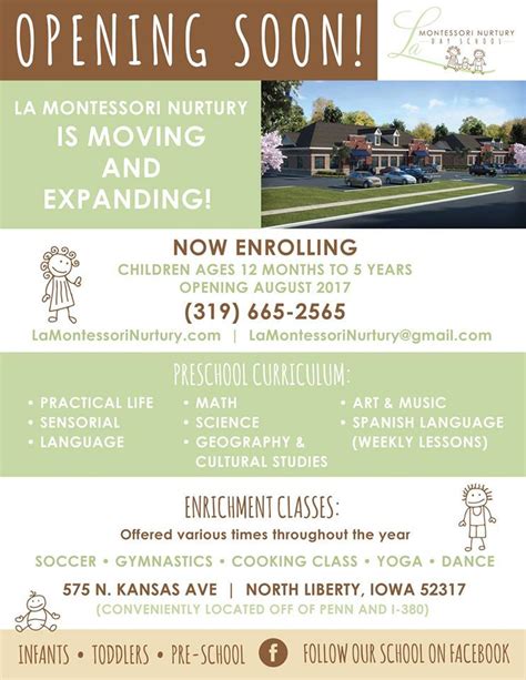 exciting things are happening at la montessori nurtury we are so