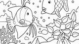 Coloring Aquarium Pages Fish Habitat Ocean Ecosystem Animal Animals Sea Tank Kids Drawing Printable Color Cockatoo Colouring Getcolorings Getdrawings Pa sketch template