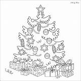 Coloring Christmas Ornaments Pages Kids Tree Funny Printable sketch template
