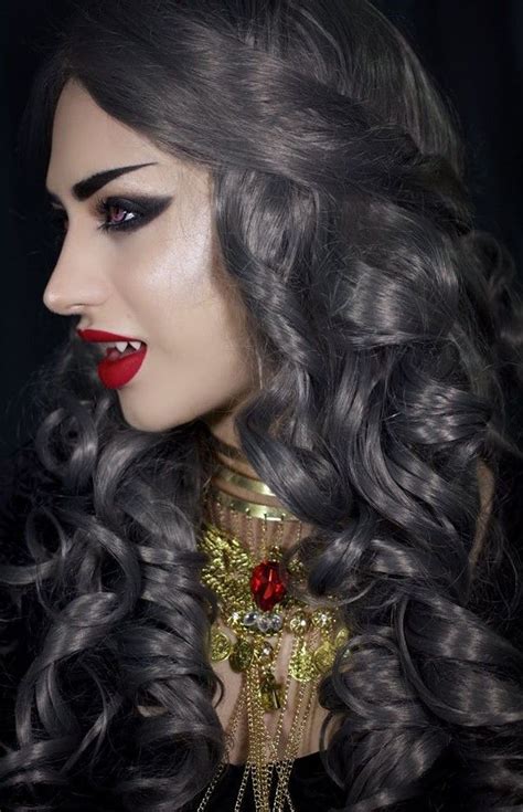 mahafsoun elegant goth female vampire gothic beauty