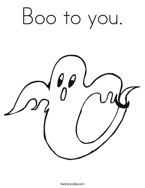 boo   coloring page twisty noodle