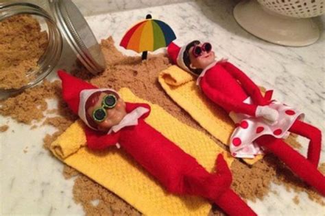 14 Hilarious Elf On The Shelf Positions