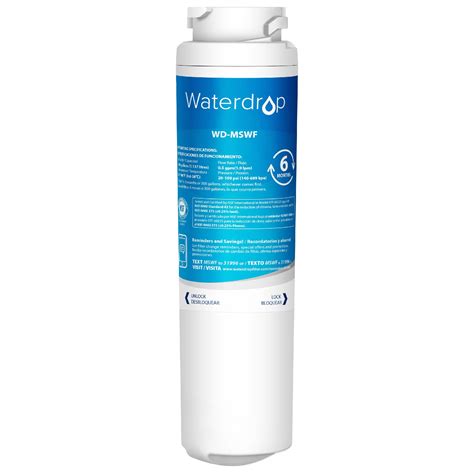 Waterdrop Mswf Replacement For Ge® Mswf 101820a Refrigerator Water