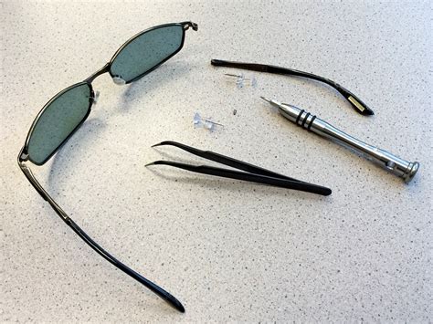 eyeglasses spring hinge screw replacement ifixit repair guide