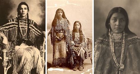 1800s 1900s Portraits Of Native American Teen Girls Show