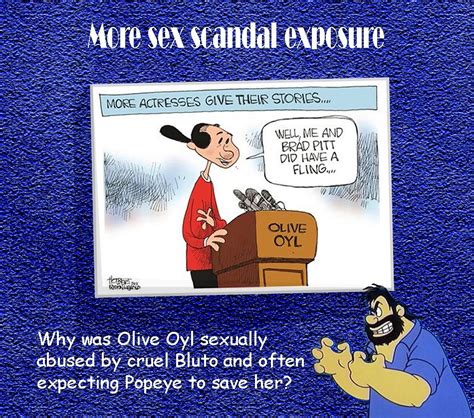 Was Olive Oyl Fooling Around More Sex Scandal Exposure