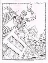 Spider Man Coloring Pages Getcolorings sketch template