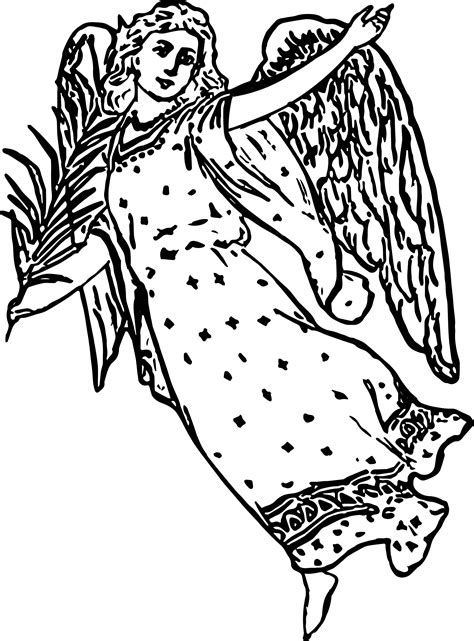 angel woman coloring page wecoloringpagecom