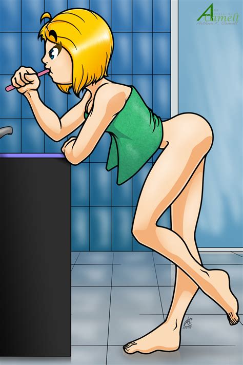 Sara After Shower By A Camelt Hentai Foundry