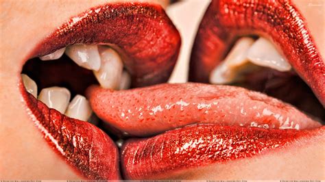 Embrasser Les Lèvres Aux Lèvres Lip Kiss Fond Décran Télécharger