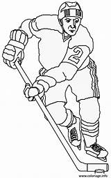 Hockey Joueur Imprimer Imprimé sketch template