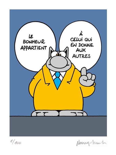 philippe geluck le chat xcm  signe  dessine moi demain