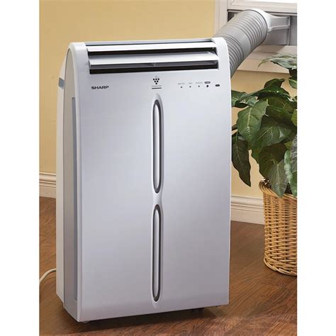 sharp  btu portable air conditioning unit refurbished  air conditioners