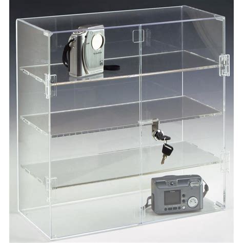 retail countertop display case        clear