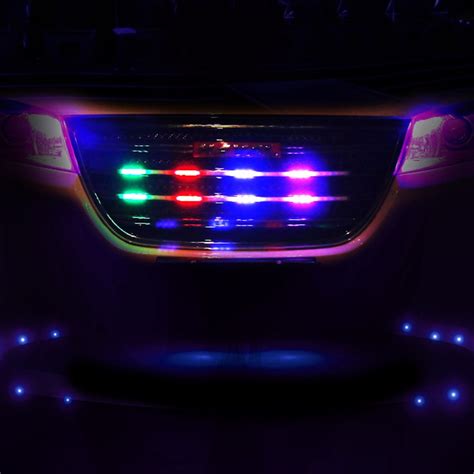 multicolor network lights led vehicle police strobe flash warning light