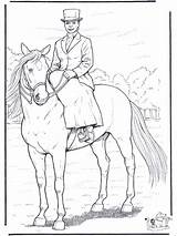 Paard Dressage Cavallo Kleurplaat Cavalli Cavalos Cavalo Pferd Signora Paarden Kleurplaten Senhora Nukleuren Pferde Wagen Pubblicità Riding Publicidade Advertentie Anzeige sketch template