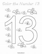 13 Coloring Number Color Built California Usa Tracing Twistynoodle sketch template