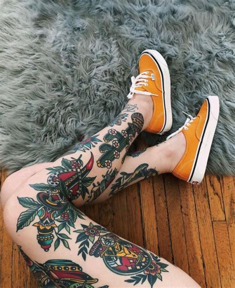 15 Belas Tatuagens Para Usar Em Suas Belas Pernas – Ok Meninas