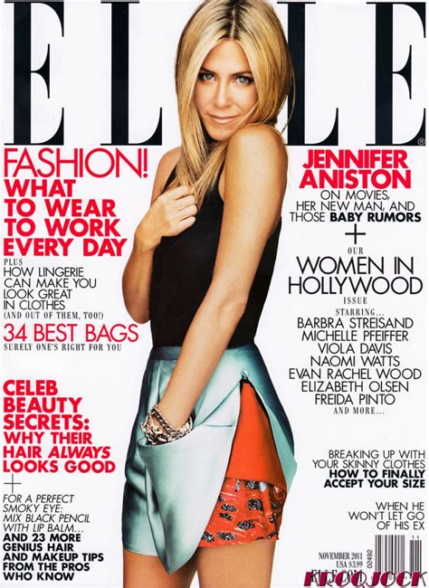 Fashion Jennifer Aniston On Magazine Cover