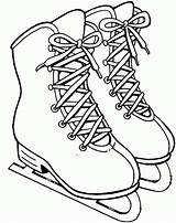 Skating Skates Skate sketch template