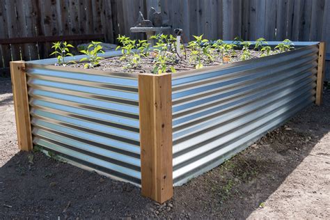 build  corrugated metal raised bed mk library