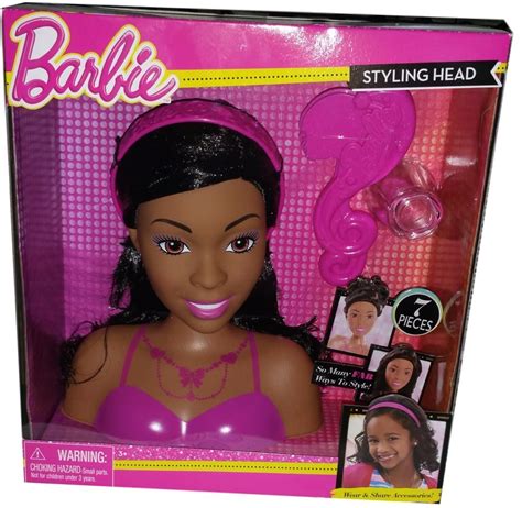 Buy Just Play African American Barbie Styling Head Small In Cheap