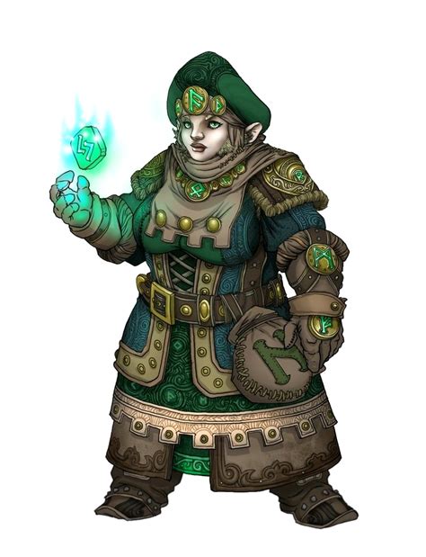 Female Dwarf Cleric Or Wizard Pathfinder Pfrpg Dnd Dandd 3