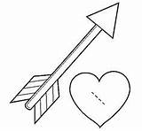 Arrow Coloring Frecce Disegni Heart Freccia Immagini Valentines Colorear Colorare Da Disegno Coloringcrew Cuore Lettere Monogramma sketch template