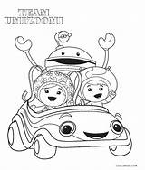 Umizoomi Coloring Team Pages Printable sketch template
