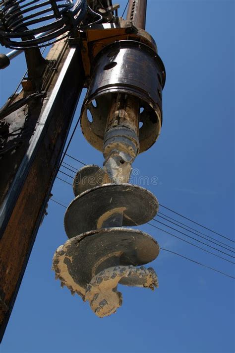 big drill stock photo image  outdoor heavy extraction