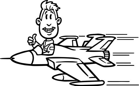 cool pilot man plane coloring page birthday coloring pages coloring