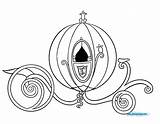 Coloring Cinderella Carriage Pages Template sketch template