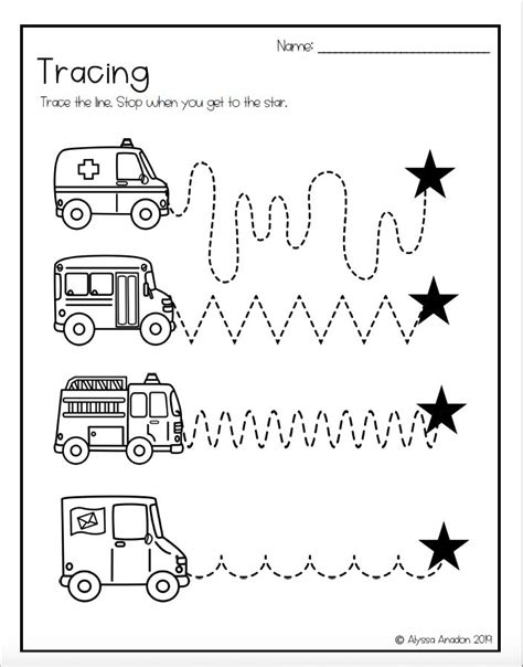 tracing worksheets tracing worksheets preschool