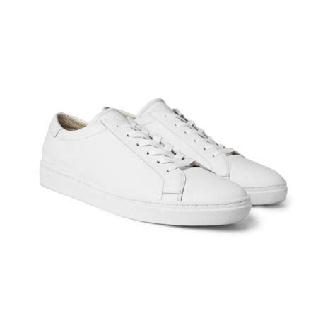 dolce gabbana white leather tennis shoe polyvore sneakers white leather tennis shoes