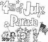Parade July 4th Clipart Coloring Pages Clip Drawings Kids Floats Cliparts Printable Banner Cartoon Fourth Library Clipground Bestcoloringpagesforkids Collection Paintingvalley sketch template