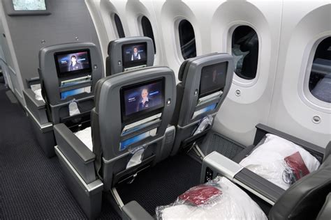 American Airlines 787 9 789 Dreamliner Premium Economy Ife Seatback