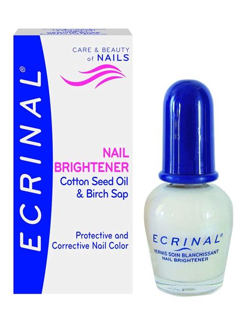 ecrinal nail brightener  paraben  products nail care nail surface