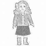 Dolls Everfreecoloring Coloringtop Timeless sketch template
