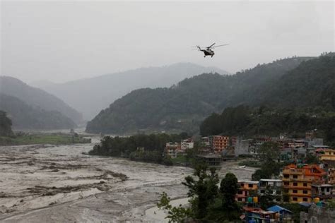 In Pictures Flash Floods Leave Several Missing In Nepal World News
