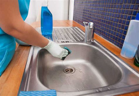 clean stainless steel sink  natural methods