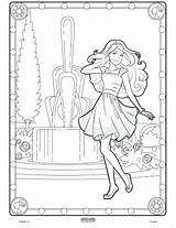 Color Alive Crayola Coloring Pages Barbie Augmented Reality Getcolorings Choose Board Disney sketch template