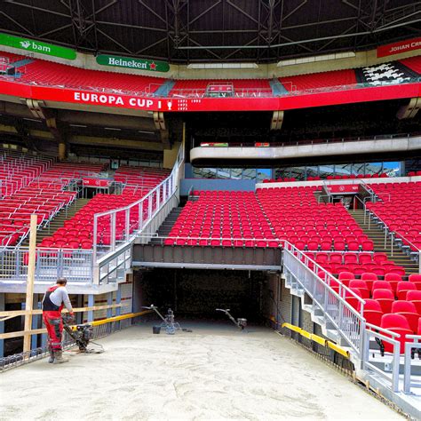 corner stands  johan cruijff arena  completion sports venue business svb