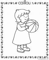 Coloring4free Caillou Coloring Pages Printable Rosie Eating Ice Cream sketch template